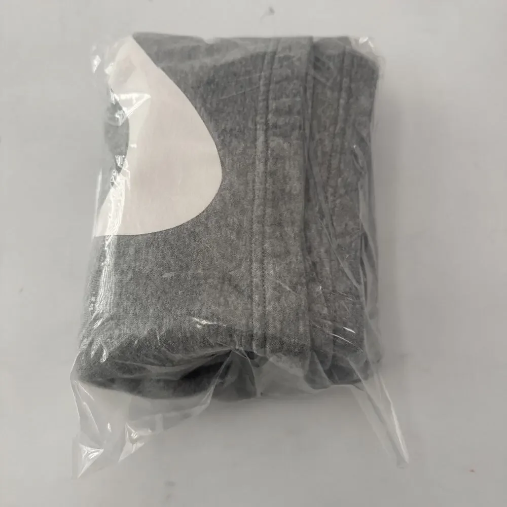 Nike Gray Fleece Sweat Shorts LARGE SWOOSH Mens XS